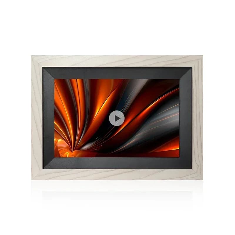 Cornice Digitale LCD da 15 Pollici con Sensore di Movimento, Lettore MP3/MP4 e Video, Montabile a Parete