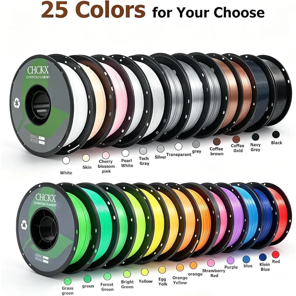 US Shipping 16 Rolls 1.75mm PETG Filament 1kg Spool Bulk Bundle 10 Colors 3D Printer