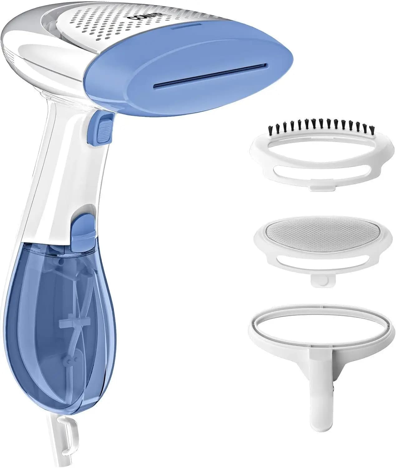 Vaporizzatore Portatile per Vestiti, 1200W di Potenza, Design Bianco e Blu