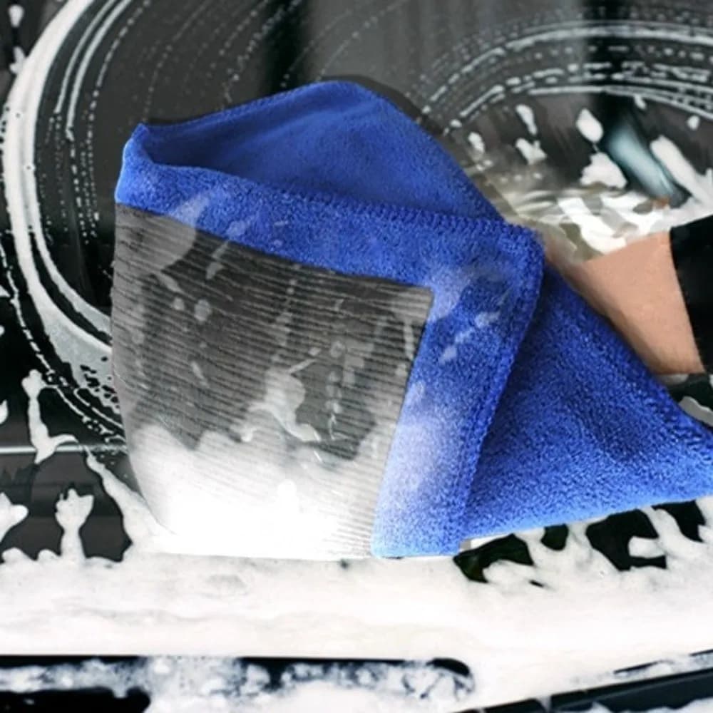 Panno per Pulizia Auto 20/30cm, Asciugamano Assorbente Senza Graffi, Panno Magico in Argilla Blu, Strumento per Pulizia Auto, Detailing Auto