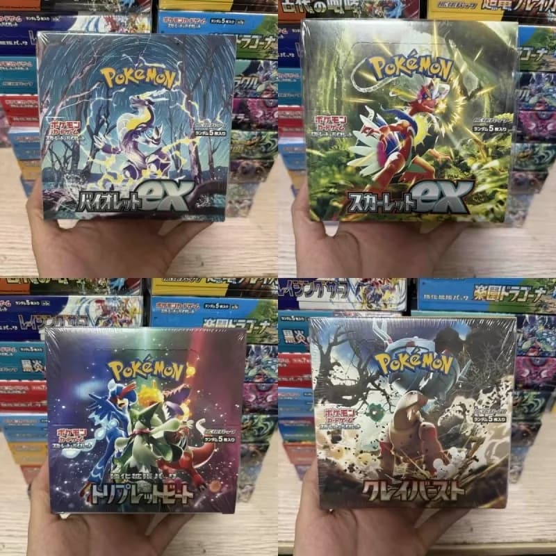 Offerta Speciale: Carte Originali PTCG Edizione Giapponese SV1V SV1A SV2D SV2P SV2A 151 SV3 SV3A - Box Intero Completo