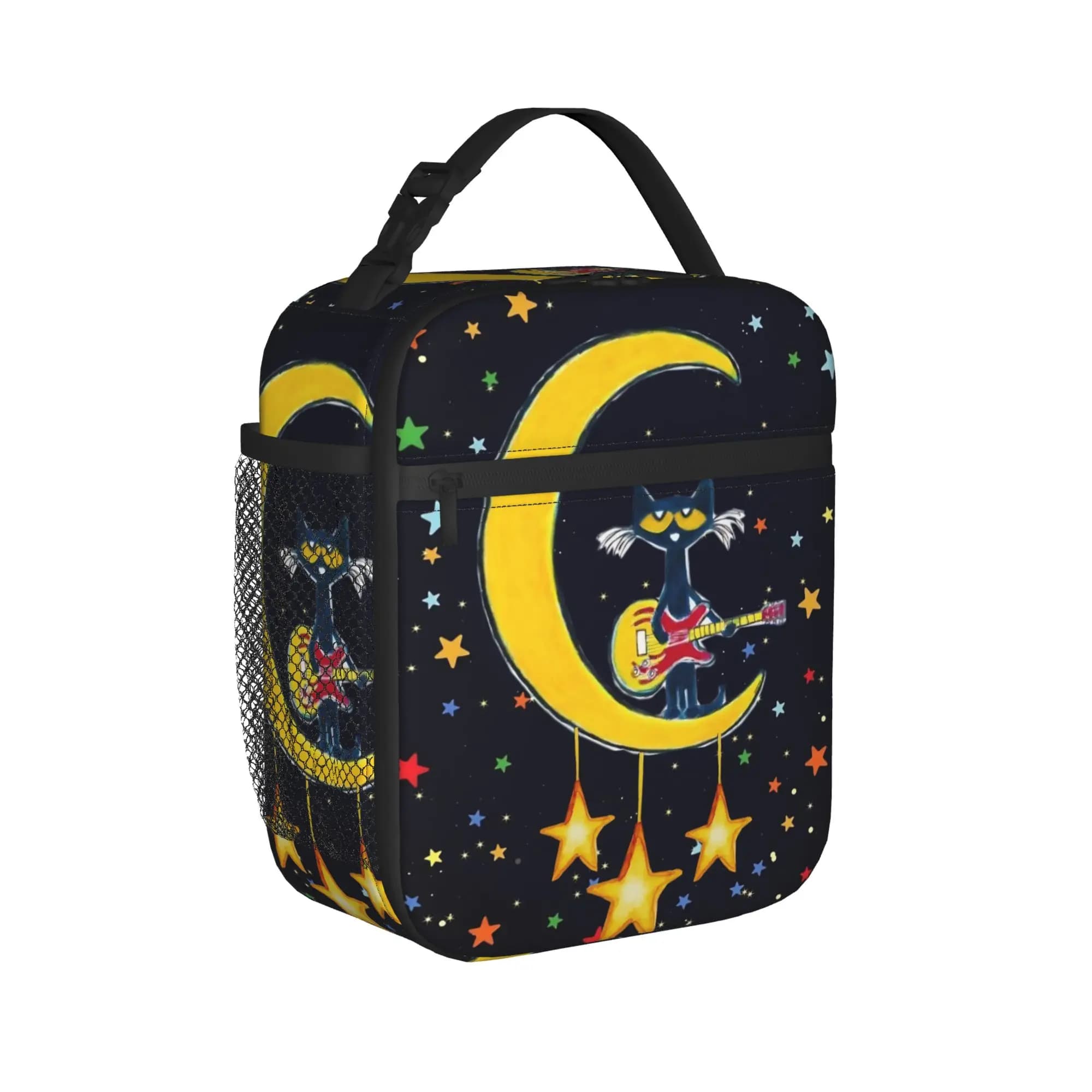Petes Cartoon Cats Insulated Lunch Bags Large Lunch Container Thermal Bag Tote Lunch Box Office Travel Food Storage Bags