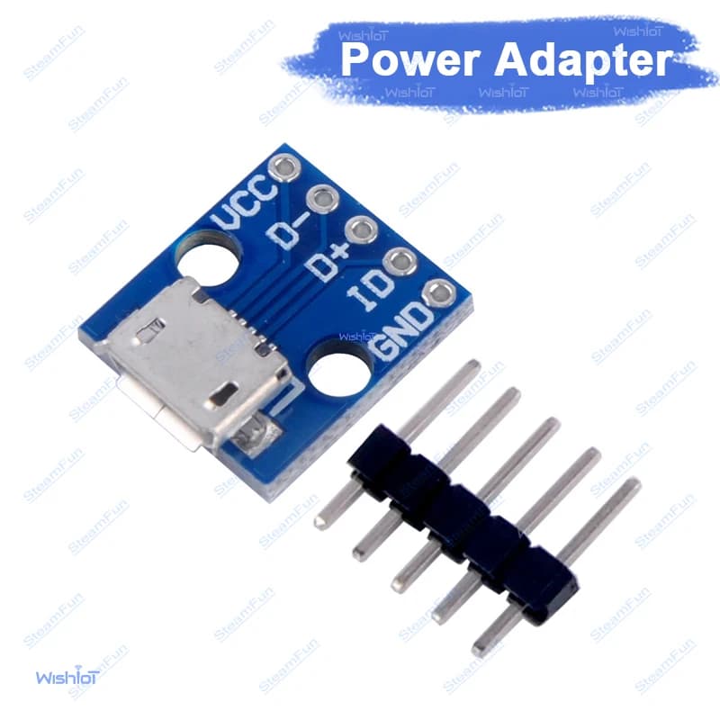 10PCS USB 5V Power Breakout Module with Micro USB - CJMCU Power Supply Board for Arduino ESP8266 ESP32 DIY
