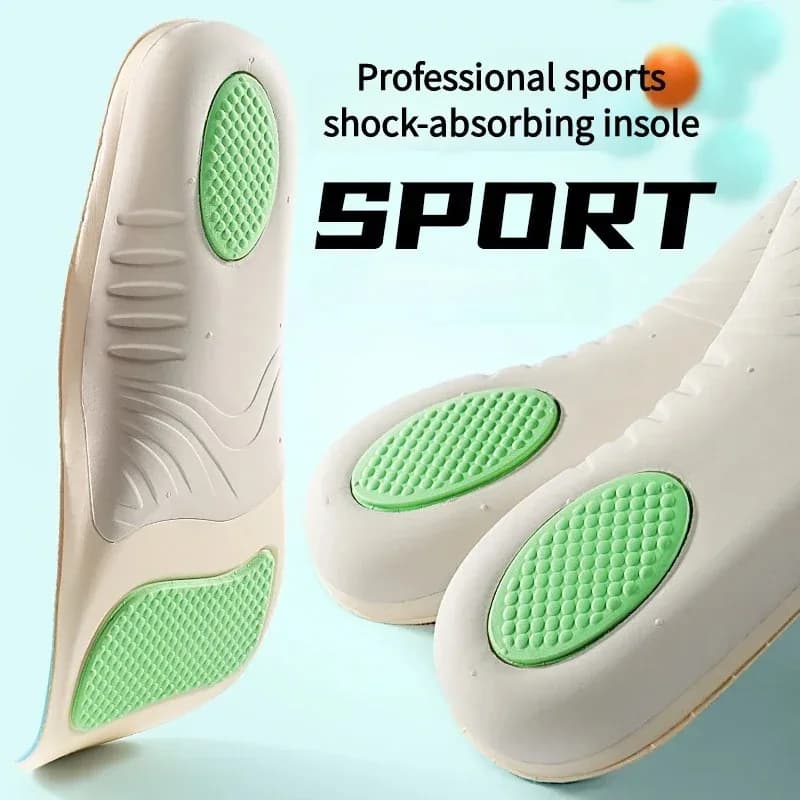 Men's and Women's Flatfoot Orthotic Insoles Arch Support Insoles Plantar Fasciitis Sneaker Insoles Shock Absorbing Insoles 1Pair