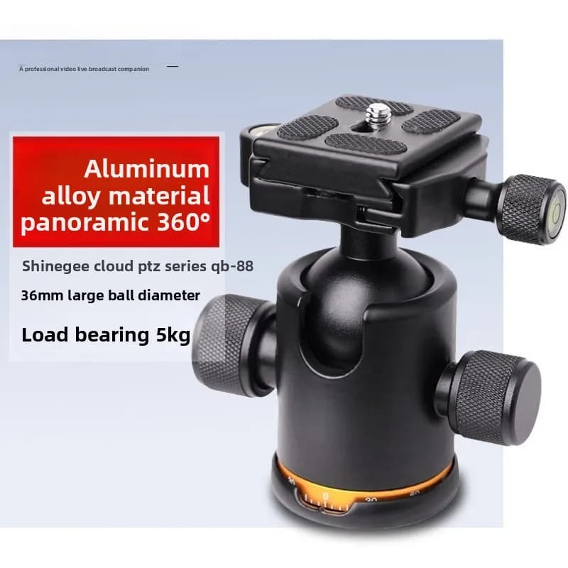 2026 Professional Panoramic Ball Head 360° Universal Spherical Stabilizer Tripod Mount for DSLR Digital Camera Photography