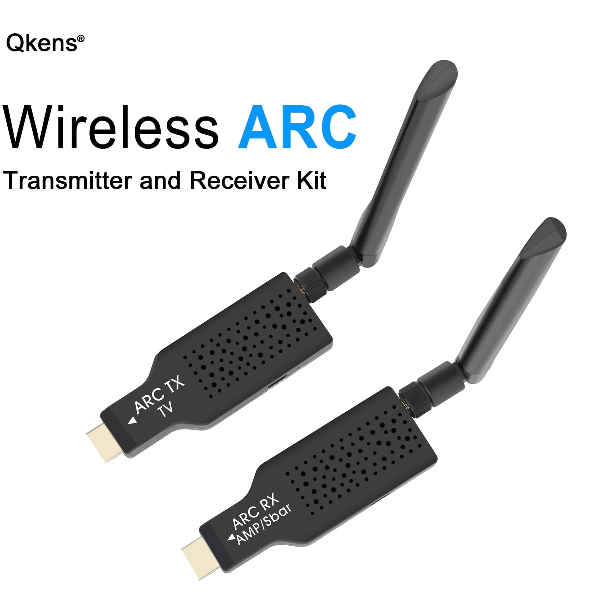 50 M wireless ARC audio transmitter and receiver HDMI ARC wireless audio extender adapter for TV projector for audio bar speaker