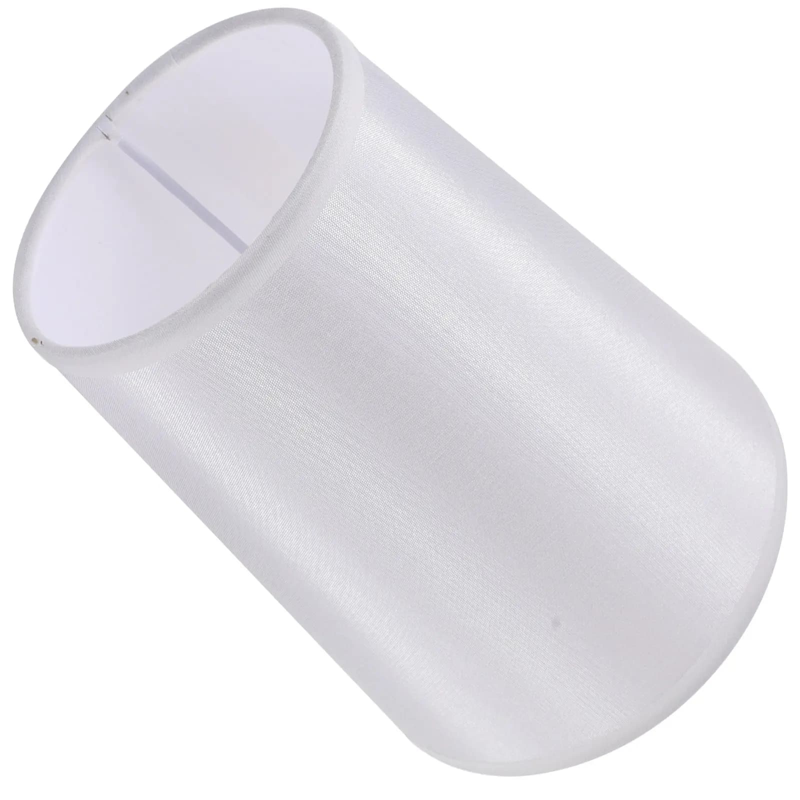 Replacement semicircular lampshade for table lamp, E14 attachment, smooth and delicate finish, eye protective light diffuser, compact