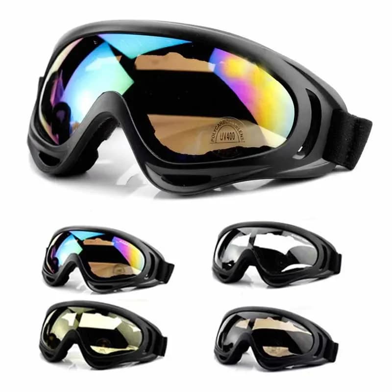 Occhiali portatili Outdoor Ski Motorcycle Cross-country Sports Wind And Dust Riding Glasses occhiali da sole durevoli occhiali da sci