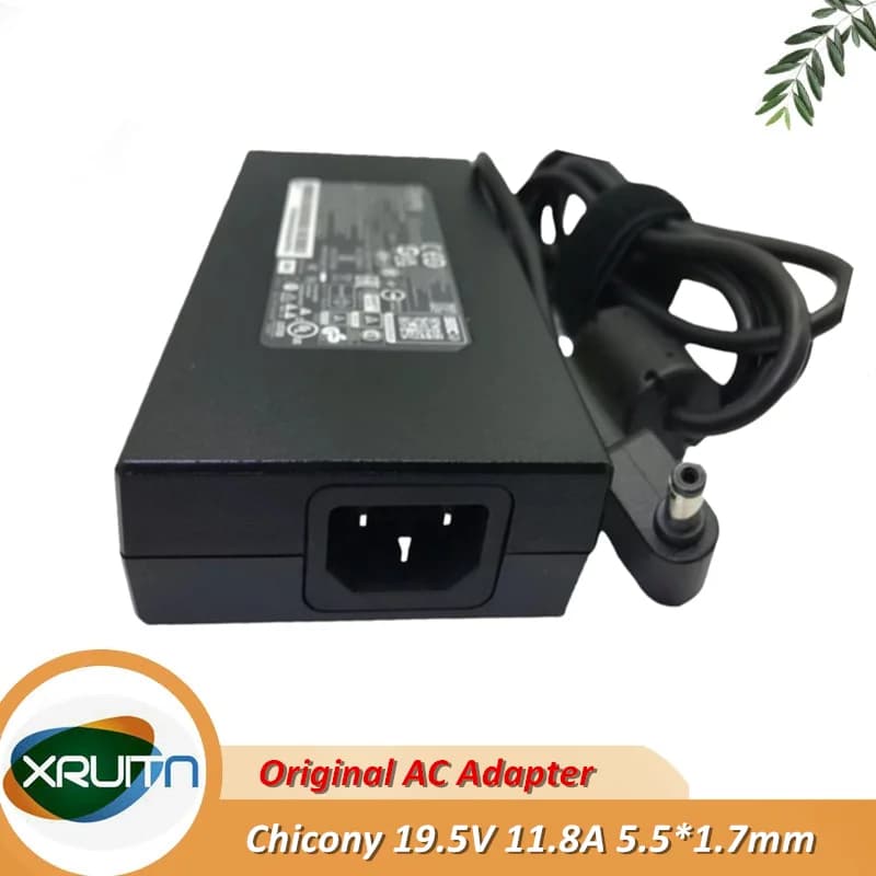 Adattatore CA originale Chicony A17-230P1A 19,5 V 11,8 A 230 W per Acer Predator Triton 500 PT515-52-762E Caricatore per laptop ADP-230JB D