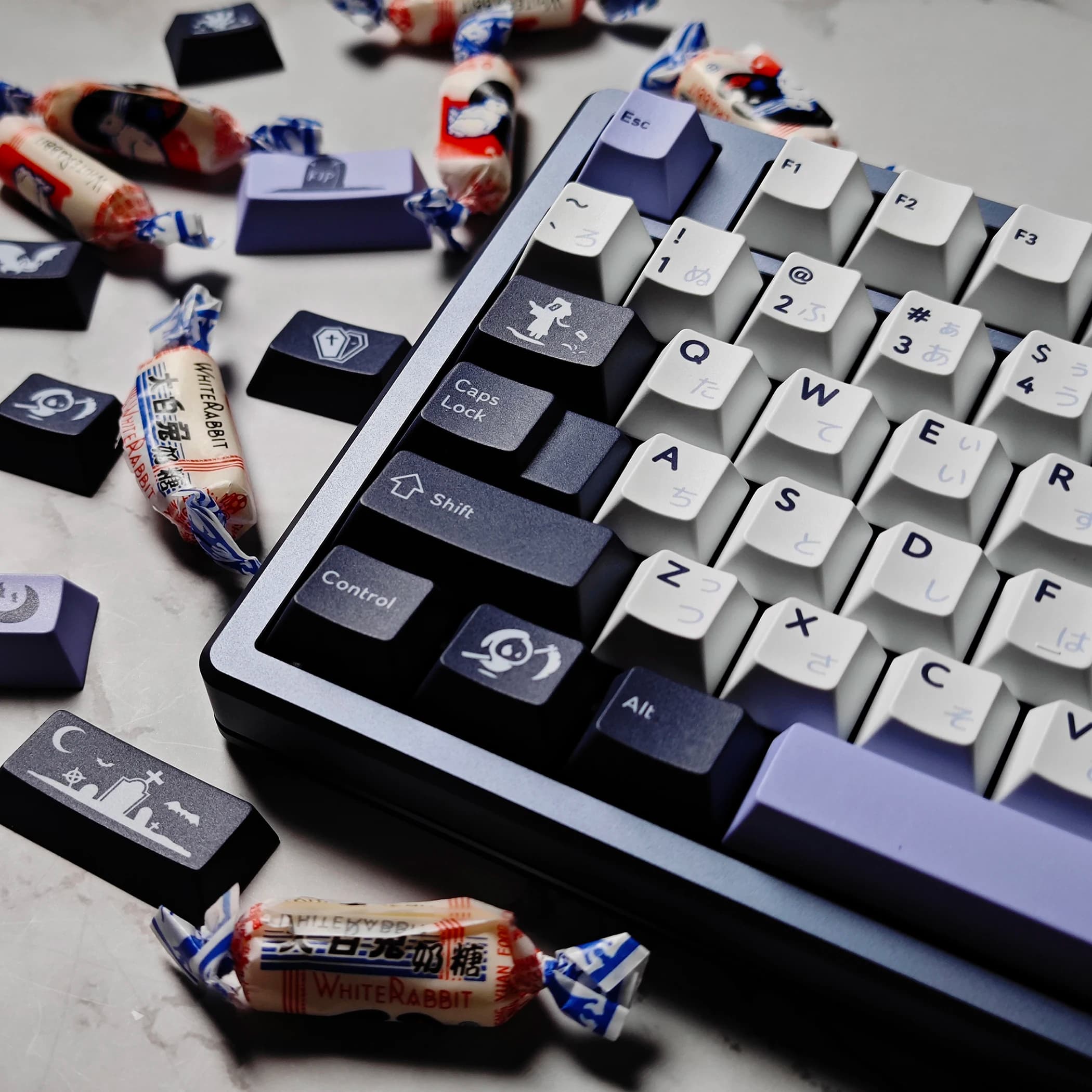 Factory Original Factory Height PBT Sublimation Material Five Sides Mechanical Keycap Set Full Custom