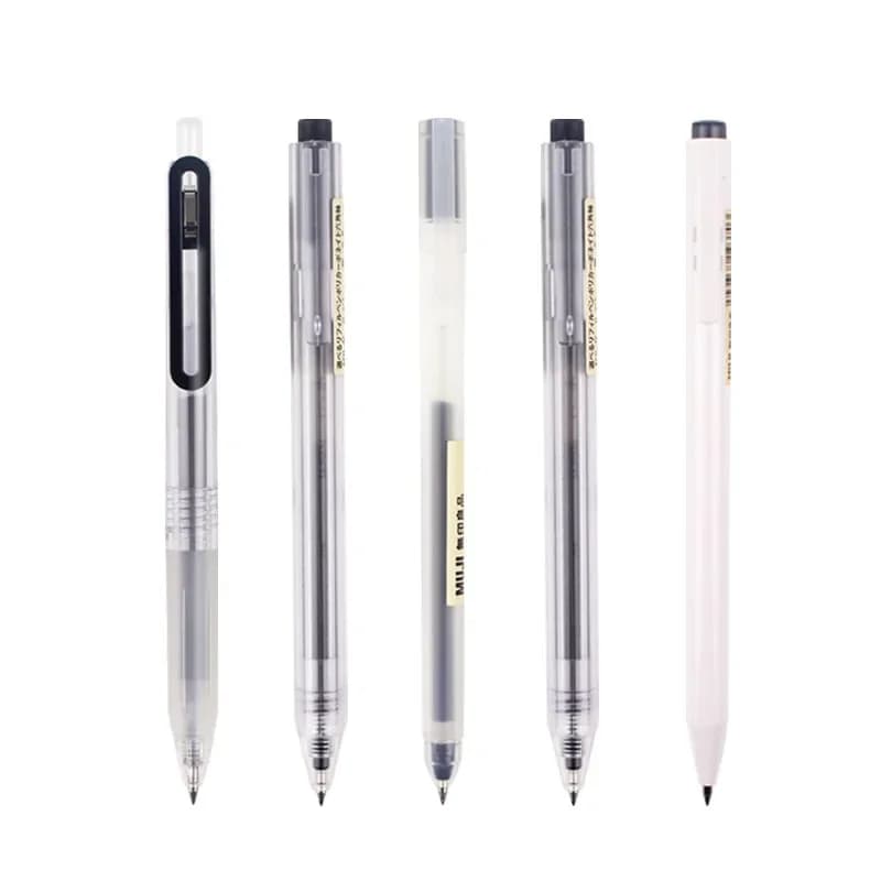Giappone MJ Penna nera Penna gel Press Pen 1 PZ