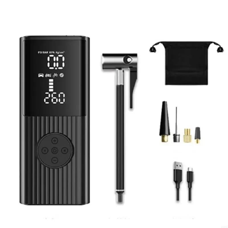 A2UC Motociclette wireless Compressore Air Polliera per carrello per pneumatici Elettrico compatto elettrico