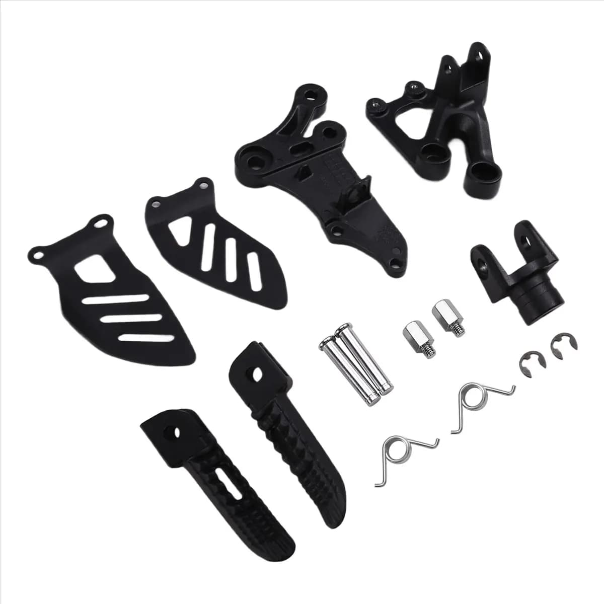 Compatible Motorcycle Front Foot Pegs Footrest Bracket for GSXR 600 GSXR 750 2006-2010