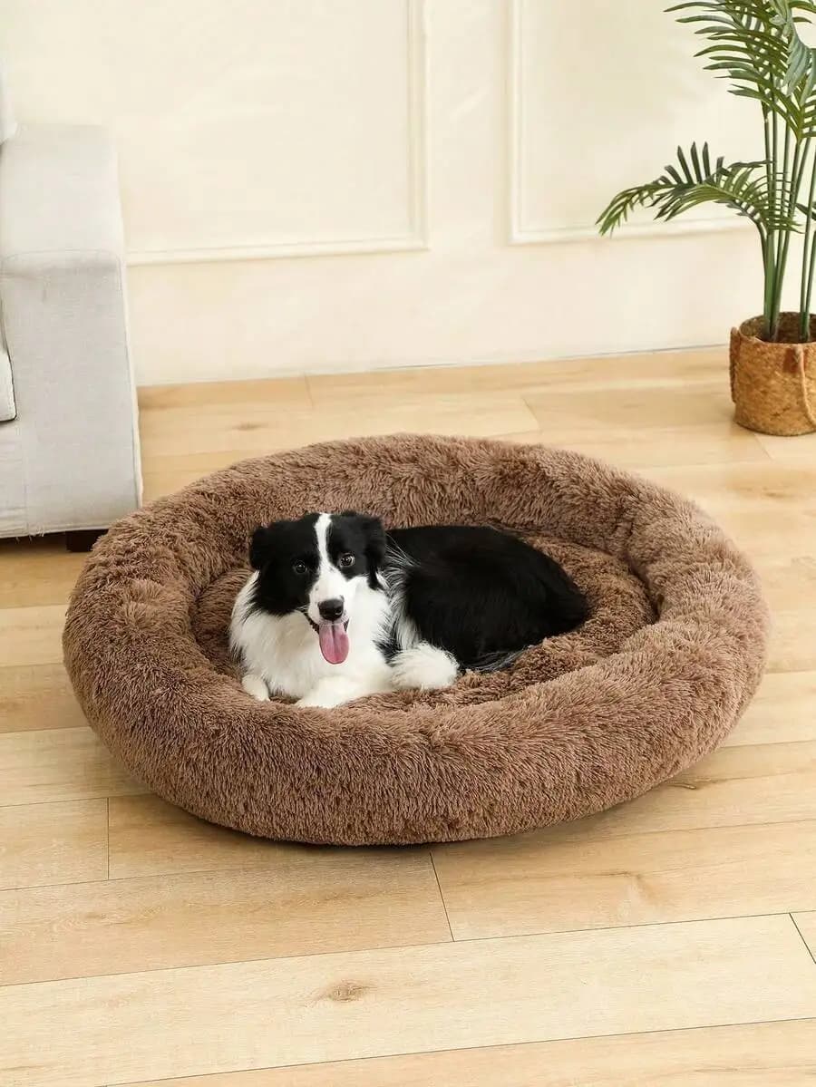 Cuccia per cani in peluche, 1 pezzo, calda e traspirante, adatta a gatti e cani di taglia piccola/media/grande, per tutte le stagioni