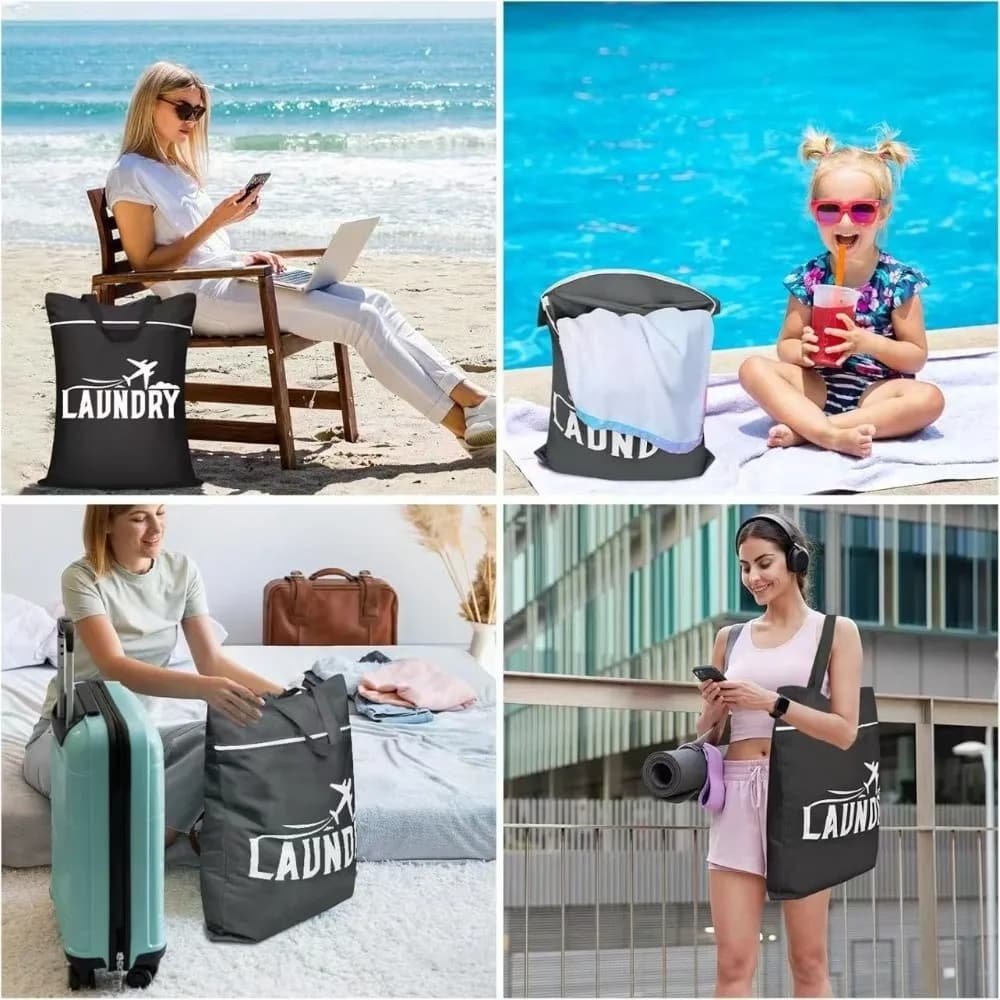 Oxford Fabric Foldable Bag for Storage, Reusable, Waterproof, For Bucato, With Hinge, Travel Bag