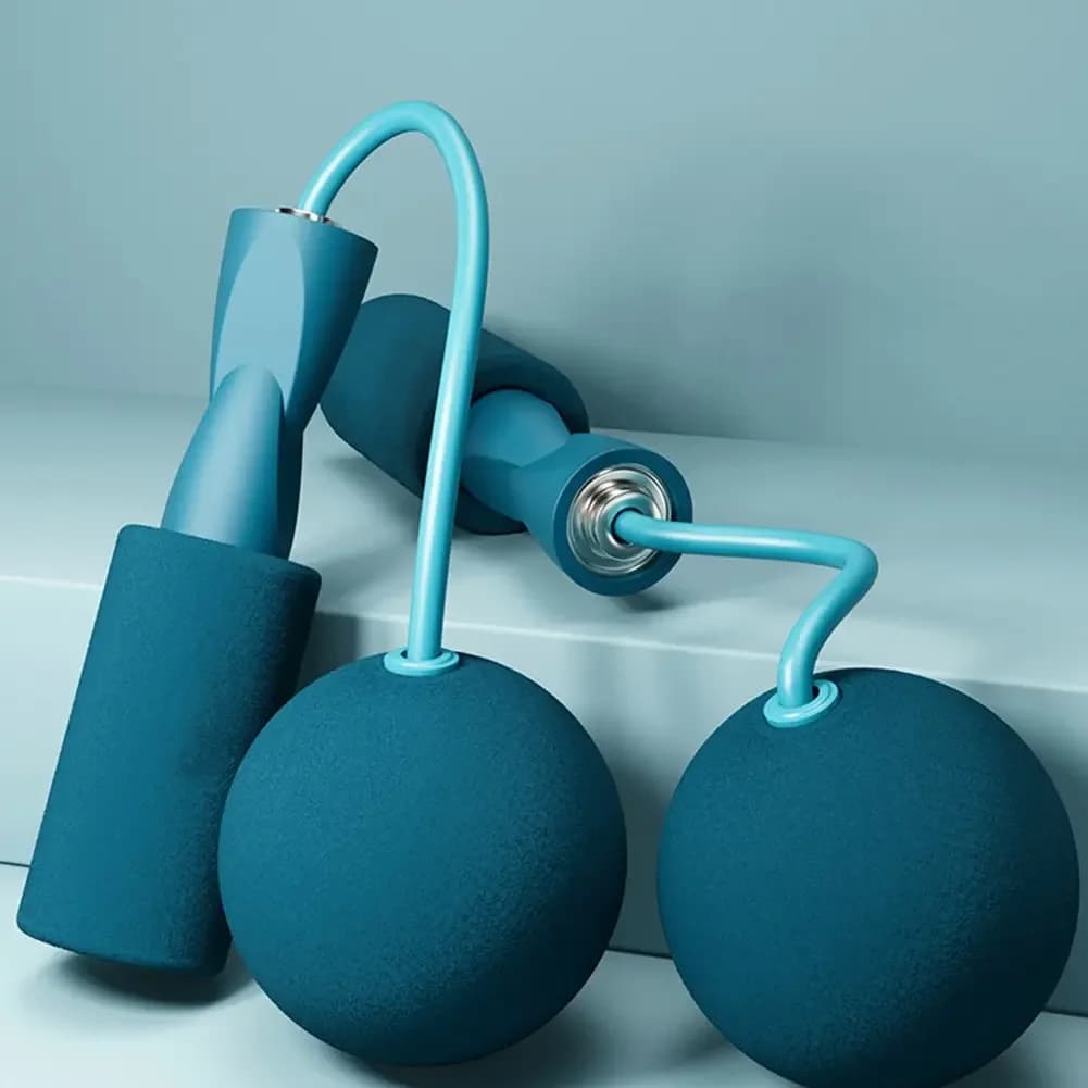 Cordless Jump Rope With Heavy Balls Sports Fitness Training Bodybuilding Exercise Rapid Speed Skipping Rope Home Gym Equipment