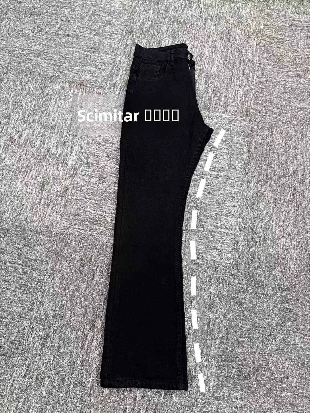 Jeans da Uomo Bla Le Blade, Foderati in Pile, Gamba Dritta Bootcut, Non Stirati, in Misto Cotone, Casual, Autunno Inverno, Stile High Street