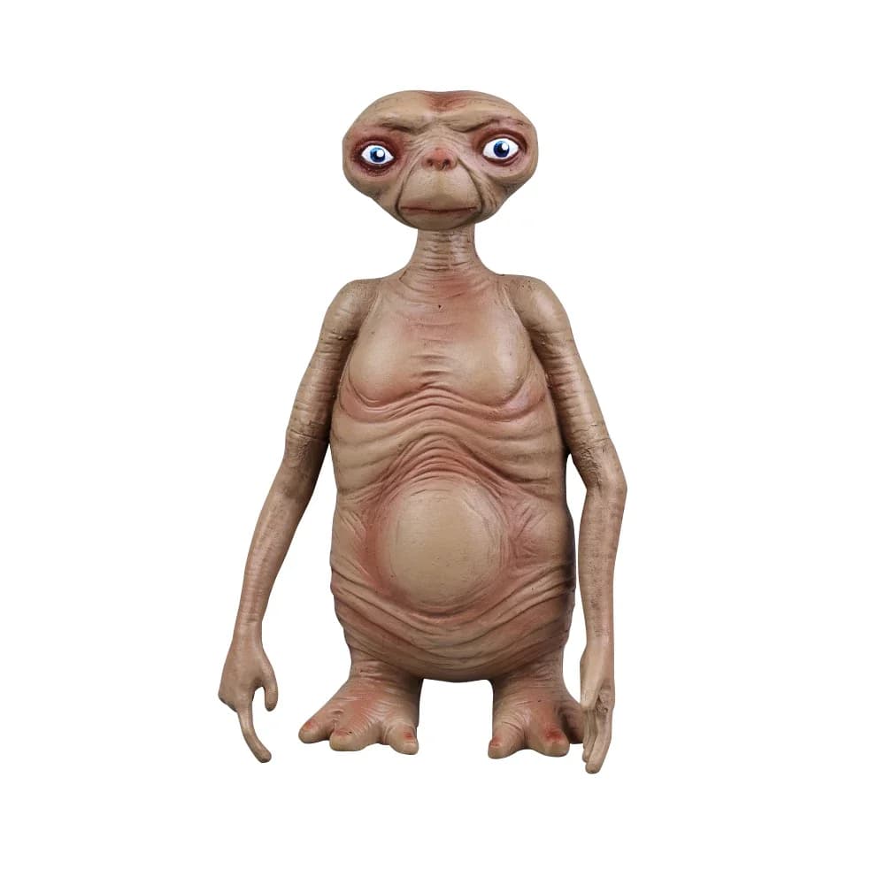 ET The Extra Terrestre Alien UFO Action Figures Statua da tavolo in PVC Giocattoli Mascotte in lattice per regali Ornamenti Ricordi