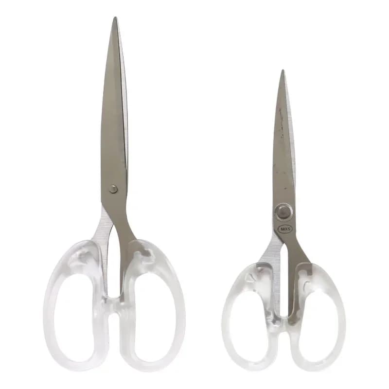 Semplicità Manico trasparente Forbici per cancelleria Arredamento per la casa per belle arti Decorazioni morbide Ufficiale Utensili da taglio Forniture per ufficio