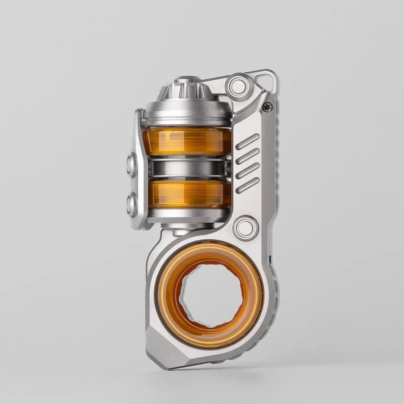GobiggeR Sinian PEI Diapason in acciaio inossidabile Fidget Slider Spingendo l'uovo Antistress ADHD EDC Fidget Spinner Giocattoli