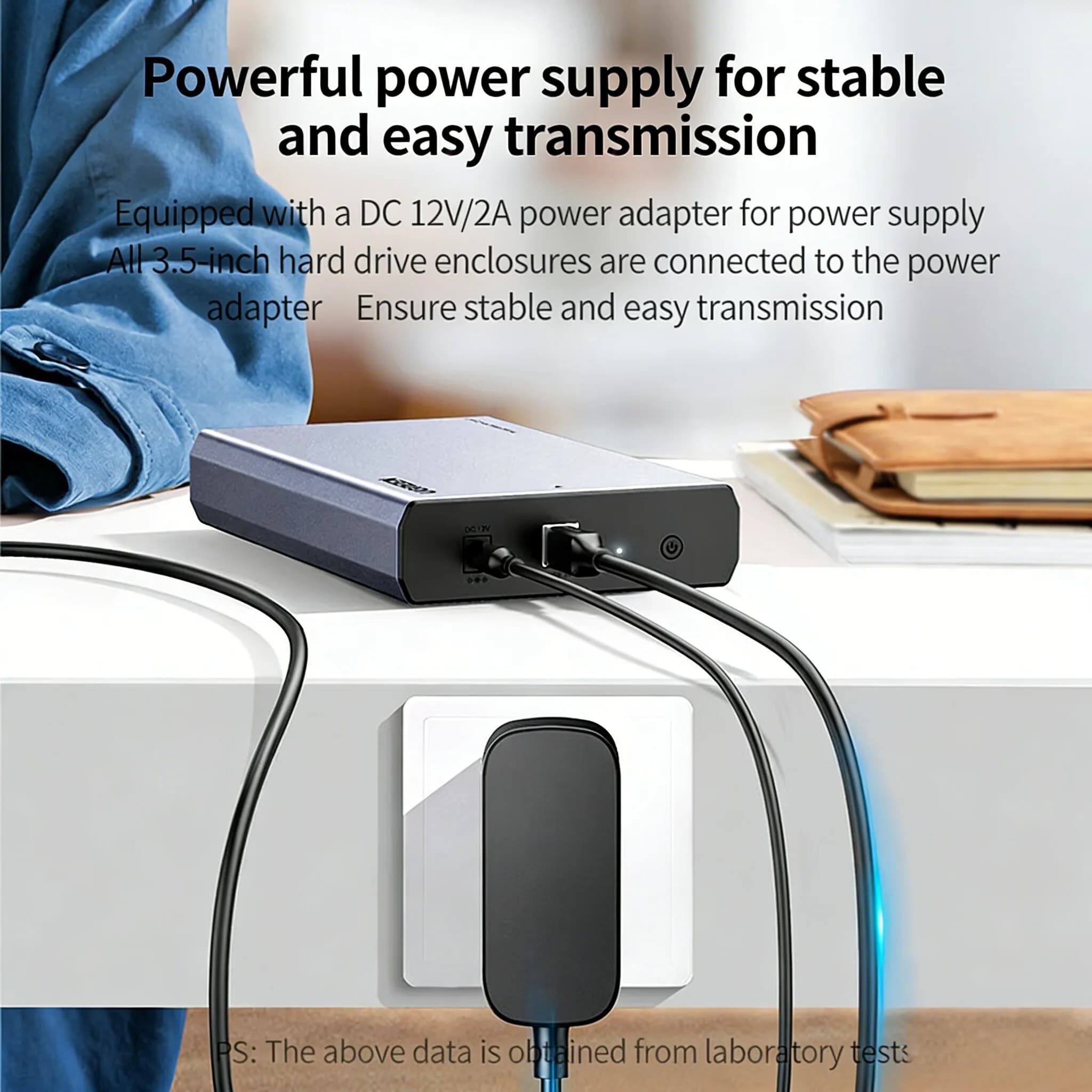UGREEN Box Esterno per Disco Rigido USB 3.0 da 3,5 Pollici, Adattatore SATA a USB per SSD e HDD, Compatibile con Laptop e Desktop