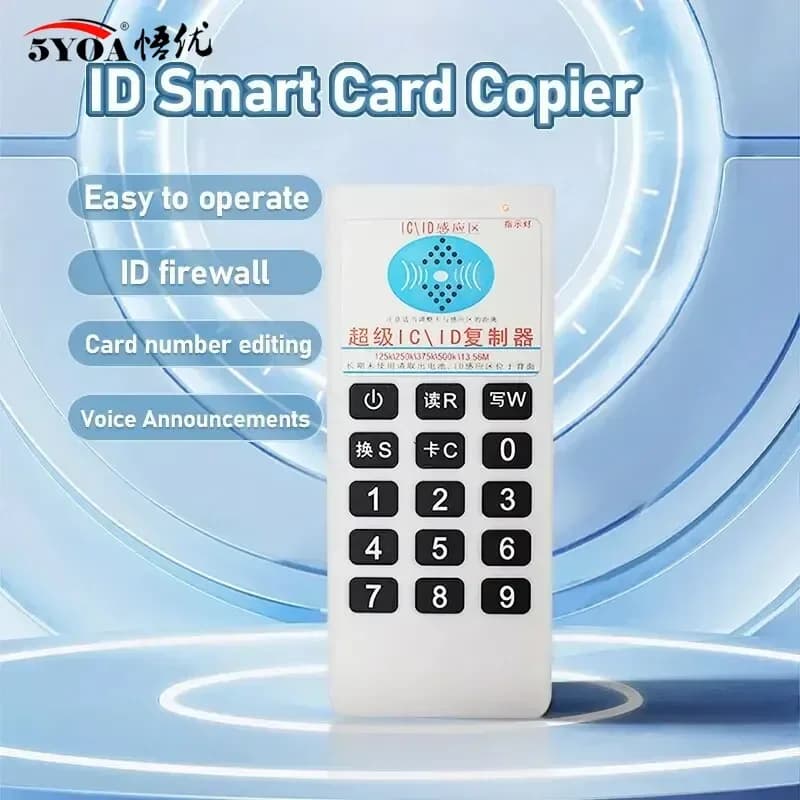5YOA Frequenza Palmare Da 125Khz A 13.56MHZ Copiatrice Duplicatore Cloner RFID NFC IC Lettore di Schede Scrittore Tag di Accesso Duplicatore 5577