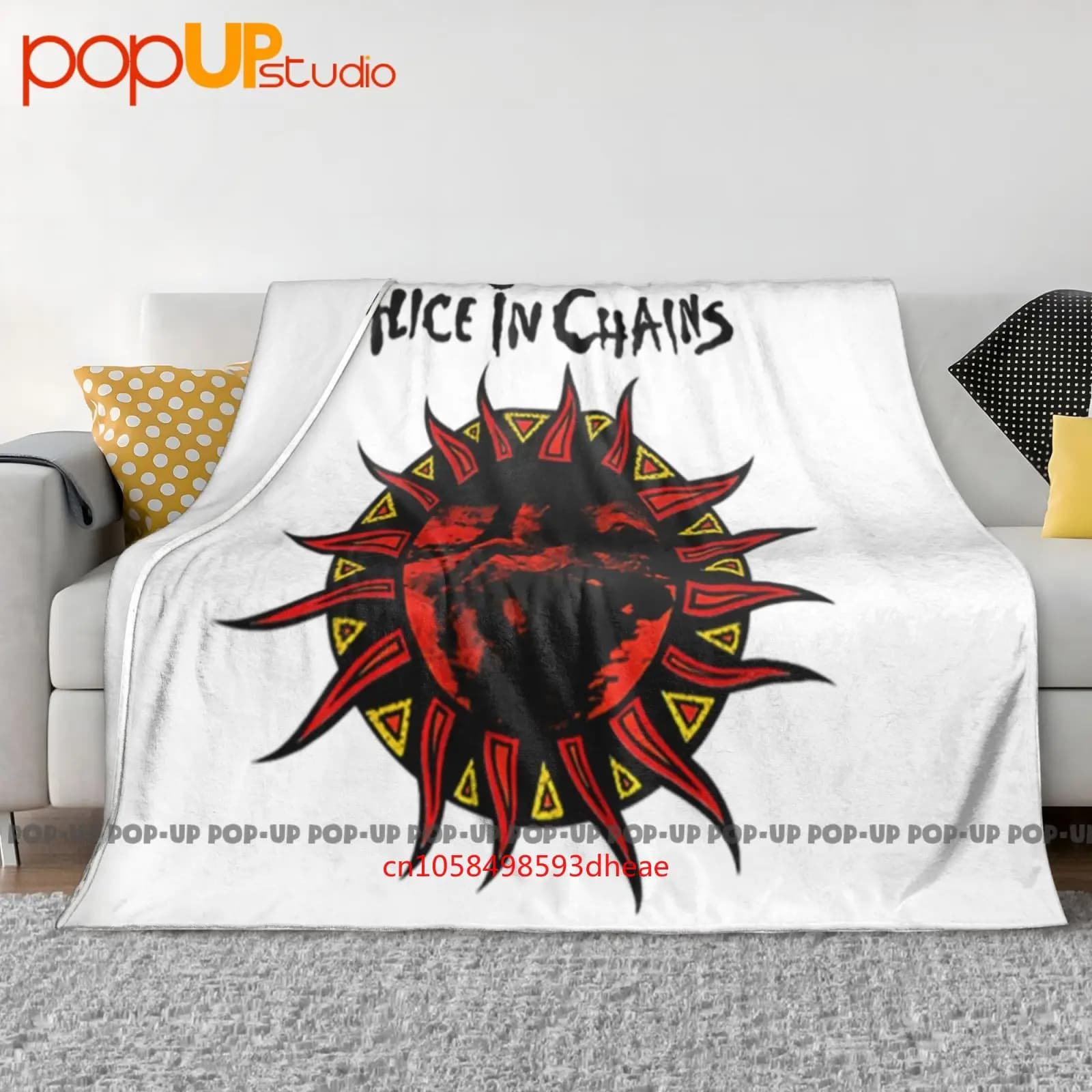 Alice In Chains 90 Copridivano invernale con coperta ultra morbida