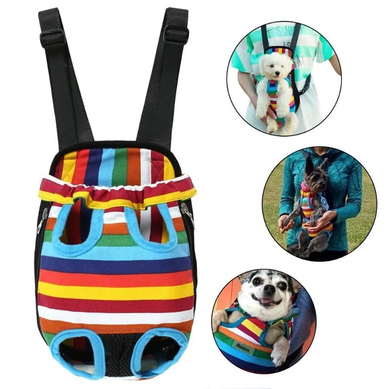 High Quality Wholesale Breathable Comfortable Mesh Pet Dog Bike Carrier Backpack Cat Outdoor Handbags Cage