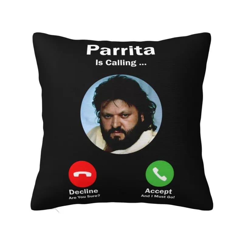 Parrita di lusso sta chiamando fodera per cuscino 55x55 cm federa morbida per auto federa quadrata decorativa per la casa