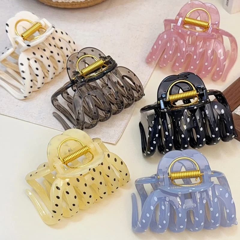 Korean Bright Pumpkin Hairpin Large Catch Shark Clip Advanced Sense Versatile Back Head Hair Grab Hair Claw Clip