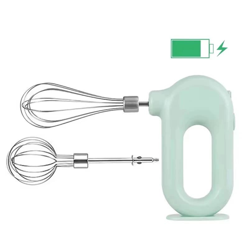 Frullatori portatili con 2 testine di miscelazione Frullatore elettrico USB Frullatore alimentare wireless Fruste ricaricabili portatili Agitatore per impasto Frullino per le uova