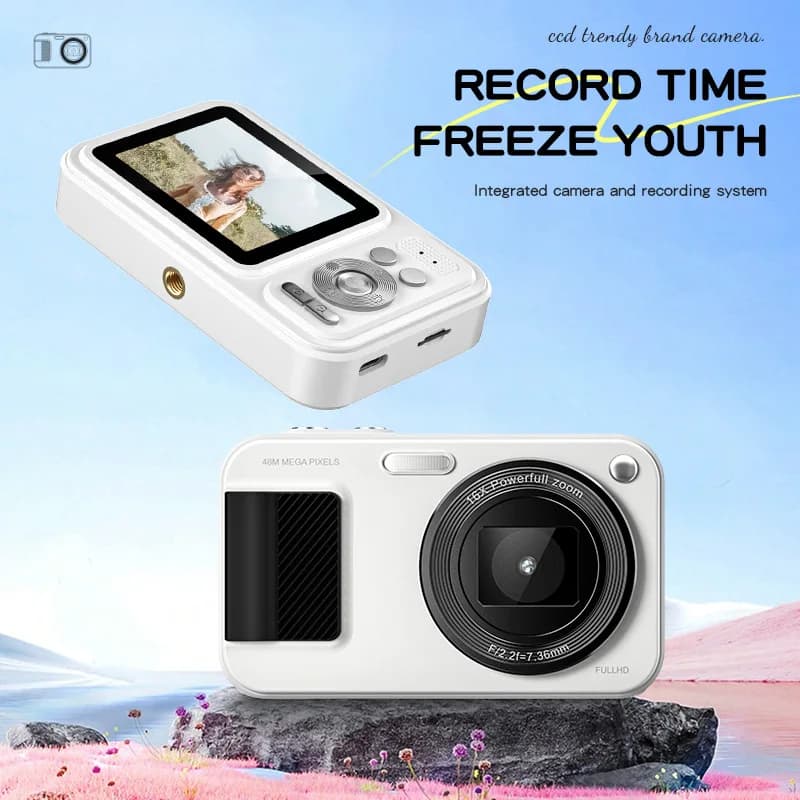 Portable Digital Camera High Definition Cmos External Recording Students' Camera for Party Cards Sports Action Cameras