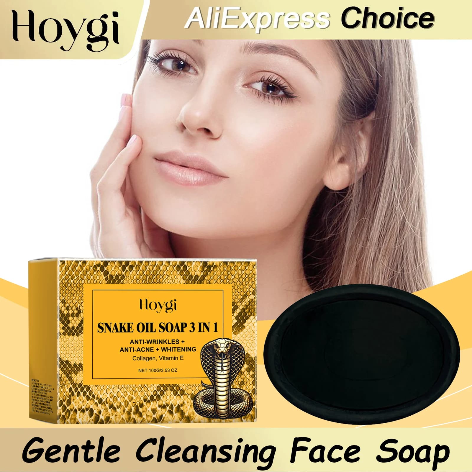 Vitamin E Viso HOYGI Flavour, Deep Detergent for Sebum Control, Delicate Flavor to the Nutrient and Hydrating Collagen for Skin Care