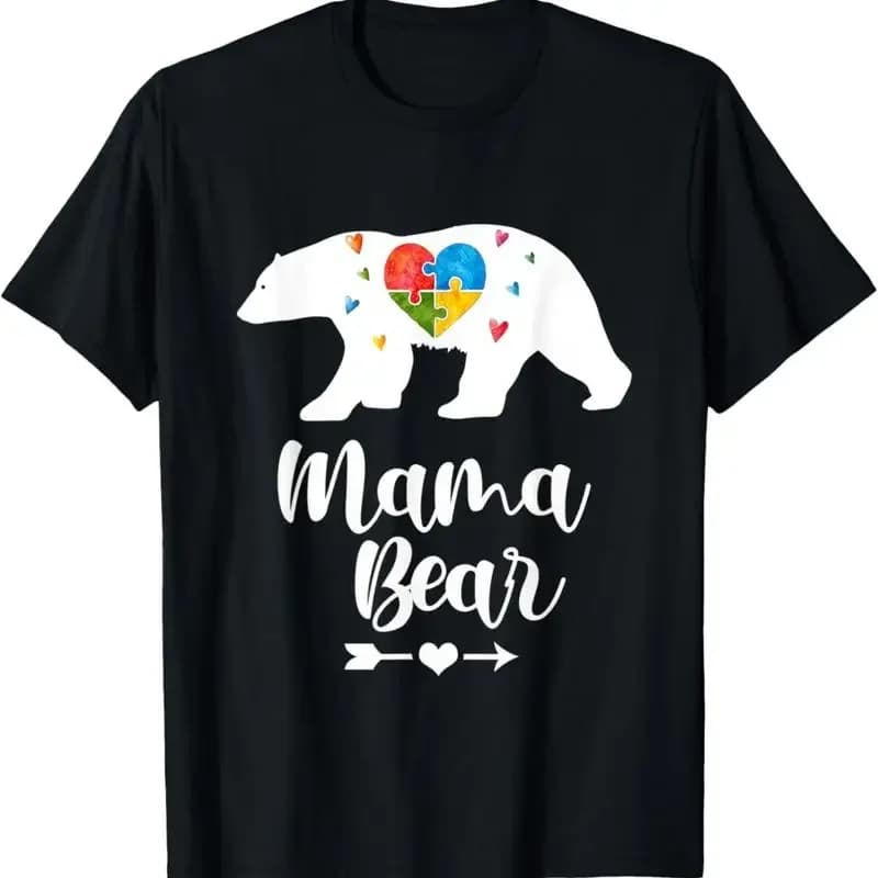 Autismo Autistico Asperger Madre Mamma Puzzle Maglietta di sostegno per autisti