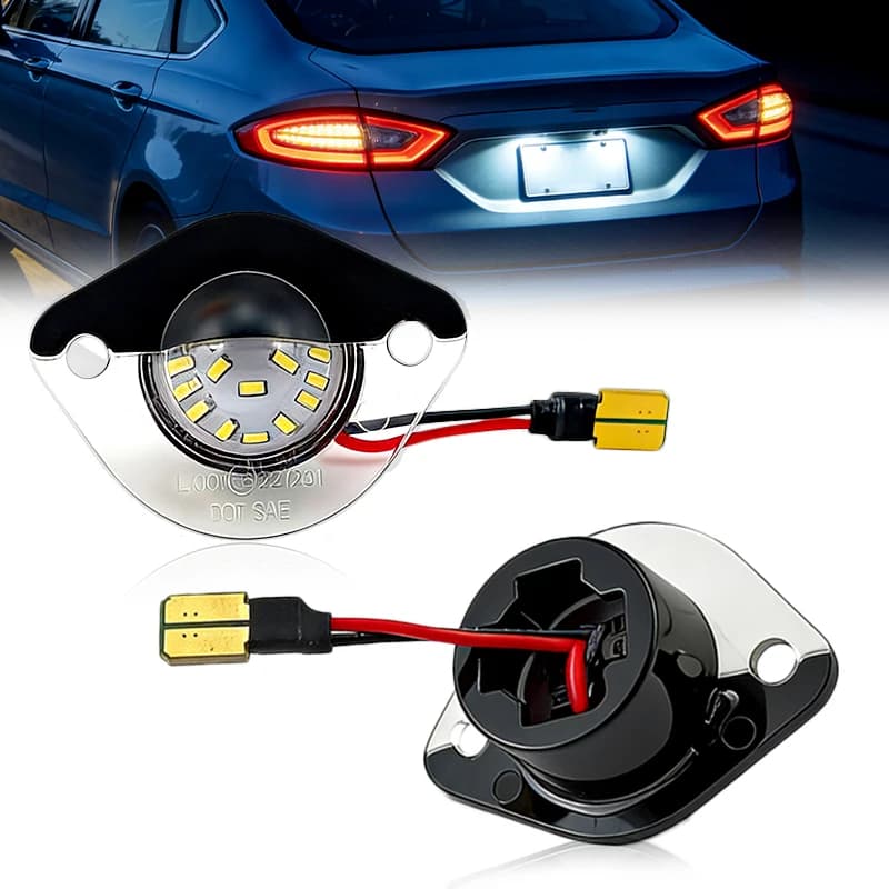 2 Pezzi Luce Targa a LED Bianca per Ford Mustang GT 1994-2004