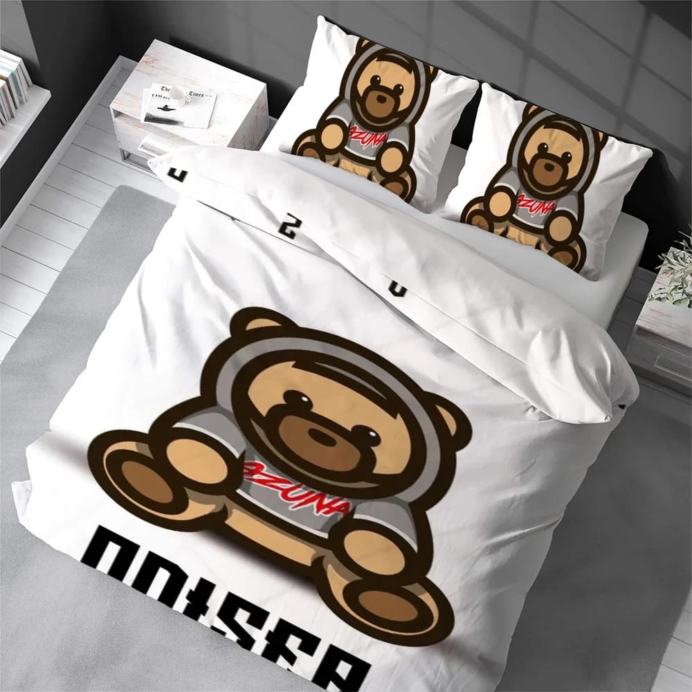 Set copripiumino O-Ozuna Rapper, morbido e lavabile, 3 pezzi, estivo, confortevole, per dormitorio studentesco, casa, biancheria da letto per bambini, best seller