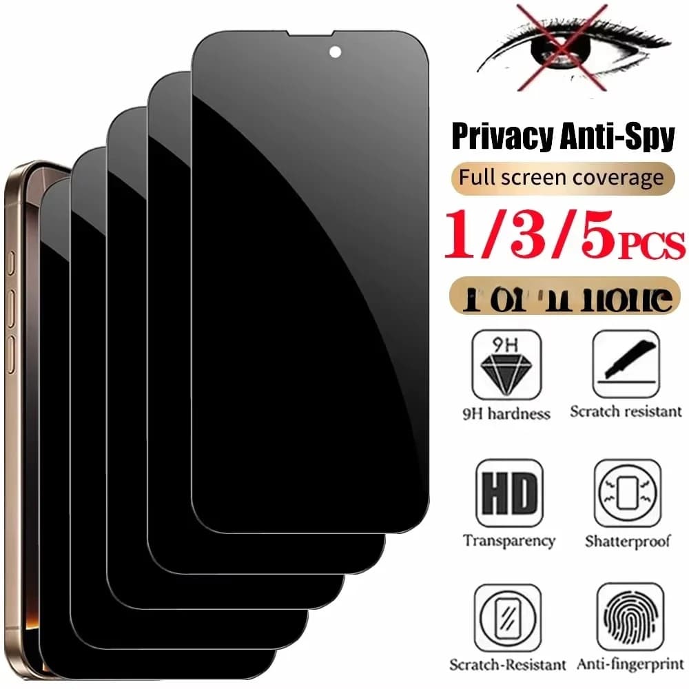 1-5PCS Privacy Temered Glass For Samsung A55 5G A56 5G A15 A16 A17 A07 A36 5G A52 A51 A50 A53 A73 A05 Screen Protector Anti-Spy
