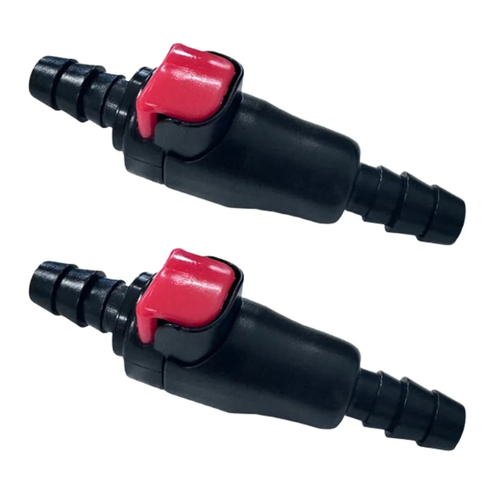 Connettore rapido per idratazione, 2 pezzi, per sacche d'acqua, compatibile con tubi da 1/4 di pollice, per sacche d'acqua da esterno