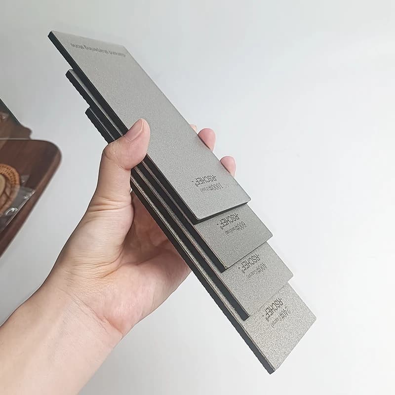 Professional stone sharpeners for sharpening knives with diamond stone with anti slip base in EVA Plate for sharp kitchen utensils