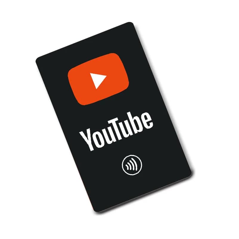 Schede NFC Youtube Stampa chip NFC Schede di recensioni Google Scheda NFC pop-up
