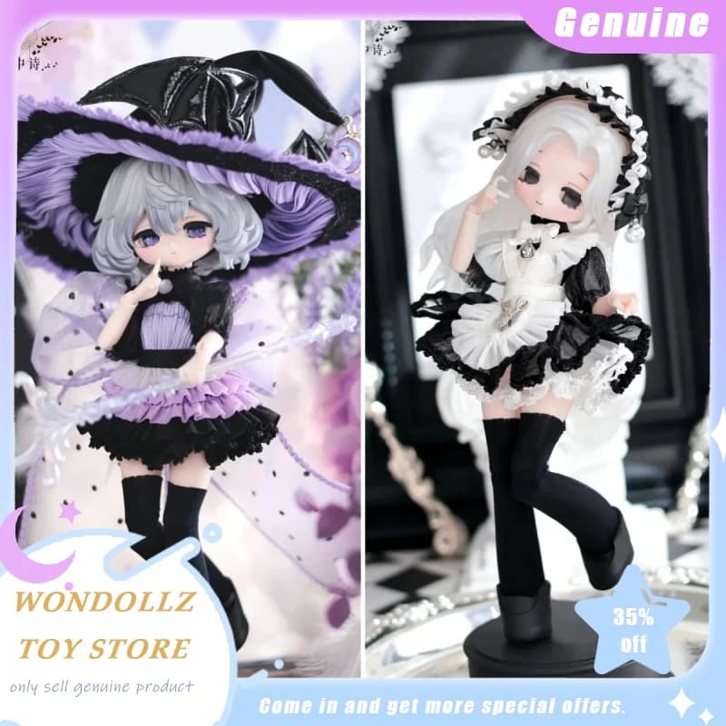 In Magazzino 1/12 Bjd Scatola Poesia Serie Asimptomatica Cieca Scatola Kawaii Ragazza Action Figure Collection Modello Alla Moda Giocattolo Ragazze Regalo