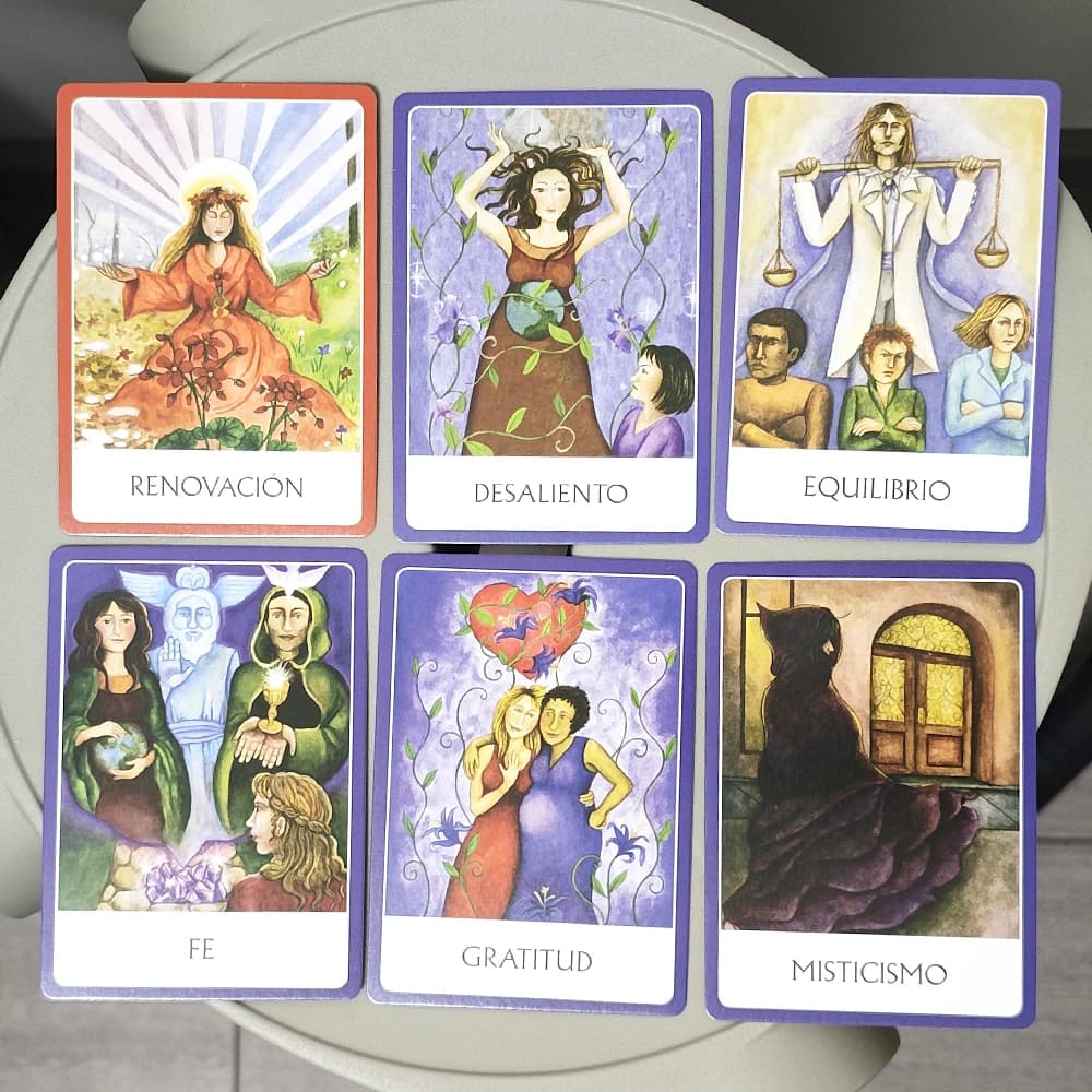 Carte Oracle Chakra Wisdom 49 pezzi Carte Oracle Lo strumento spirituale per trasformare la tua vita Edizione spagnola 10,4 * 7,3 cm