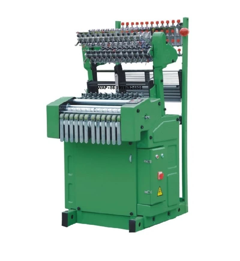 High Speed Ribbon Machine Fabric Shuttleless Loom Industrial Zipper Tape Weaving Machines 12/20