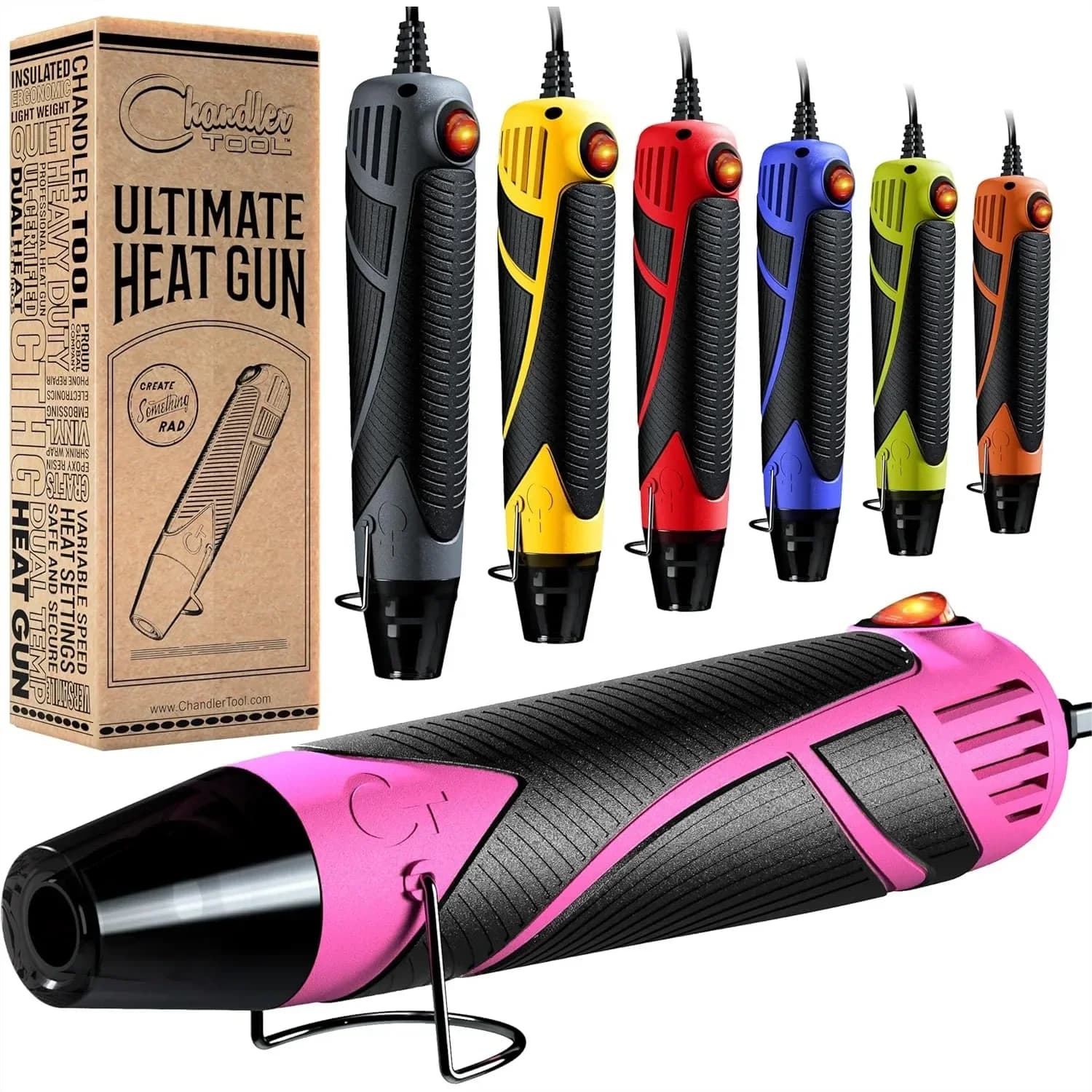 Mini pistola termica per artigianato con doppia temperatura per resina epossidica, pellicola termoretraibile, vinile, goffratura, creazione di candele, riparazione di telefoni