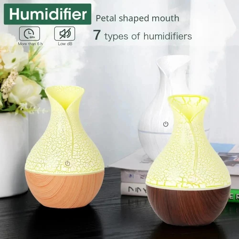 130ML Grano di Legno Umidificatore Fragranza Diffusore di Aroma Atomizzatore USB Umidificatore Domestico Strumento Idratante Umidificatore Da Tavolo