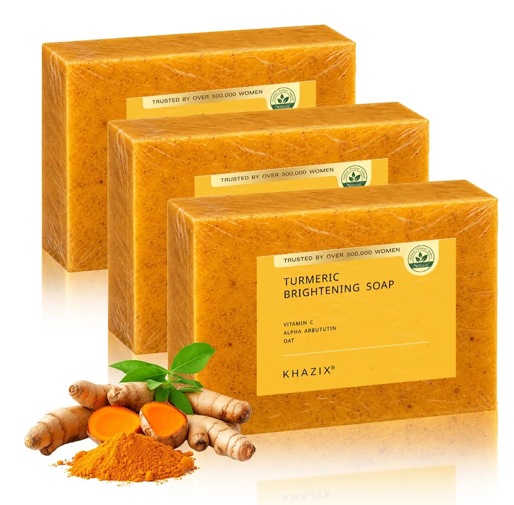 Turmeric Kojic Acid Soap Bar 120g, Retinol, Hydrolyzed Collagen, Vitamin E & Shea Butter, Gentle Skin Care.