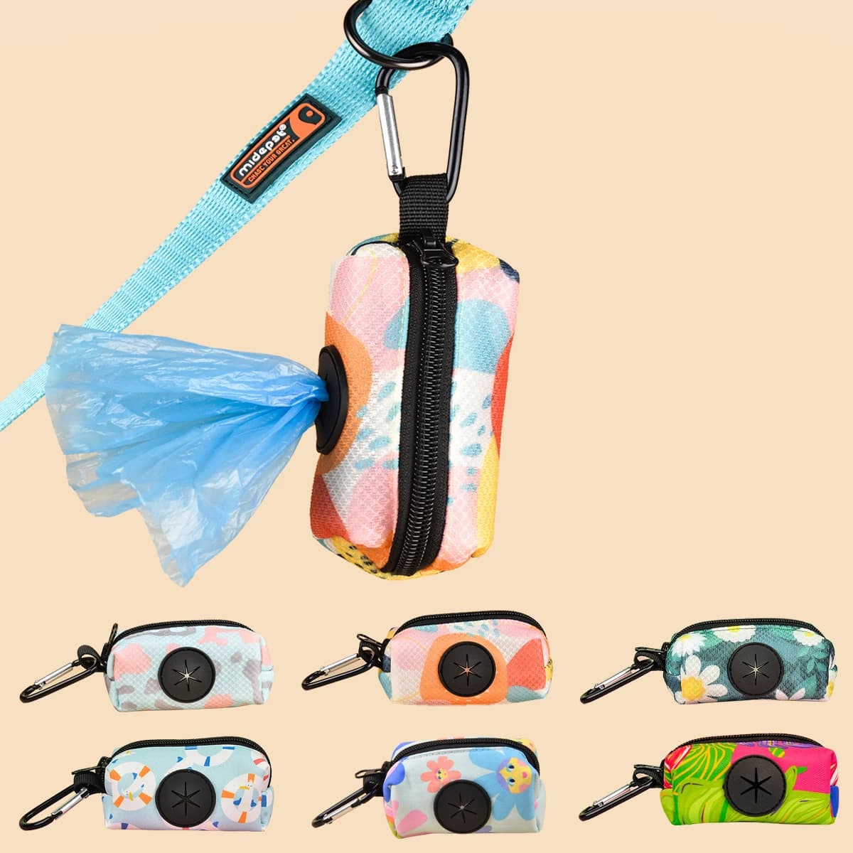 1pcs/2pcs Dog Poop Bag Holder Garbage Bag Dispenser, Perfect for Daily Use (Leash and Garbage Bags Not Included).