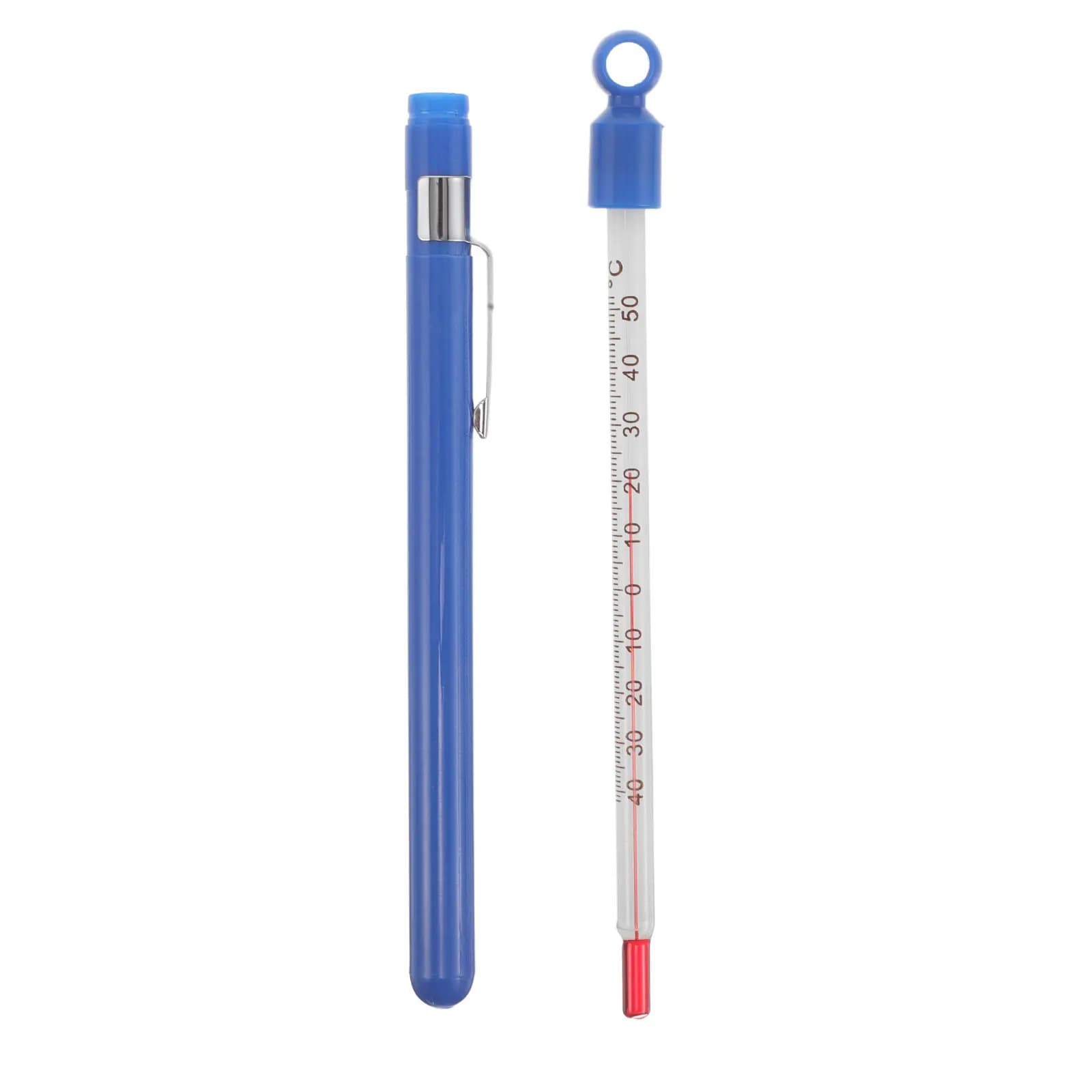 Glass Wine Thermometer, Precision Temperature Indicator Easy to Read for Domestic Use, Kitchen, Liquids and Wine Production