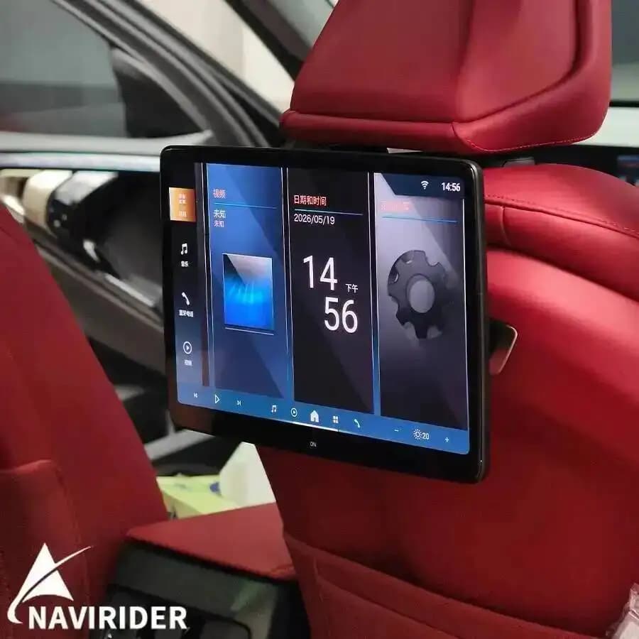 13.3" 14'' IPS Touch Headrest For BMW Old X5 X6 X7 Bluetooth TV Rear Seat Entertainment Display Screen WiFi Android Auto Carplay