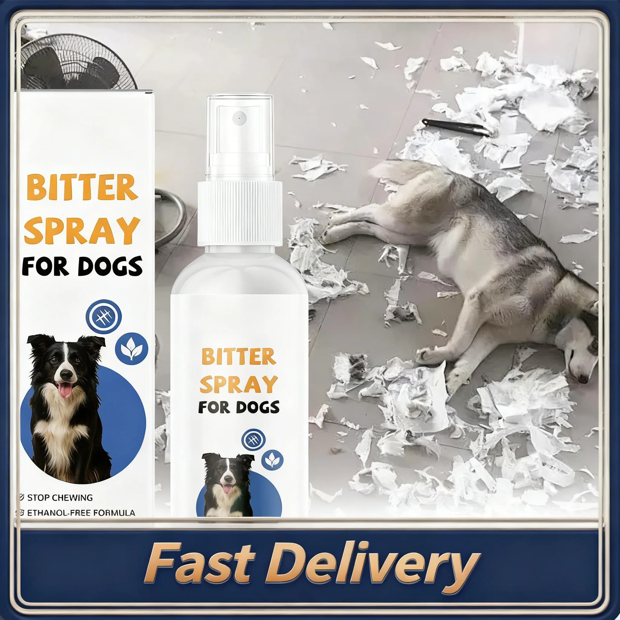 Spray deterrente per animali domestici da 120 ml, previene efficacemente le graffiature e il masticare, protegge i mobili, formula delicata, spray per addestramento cani